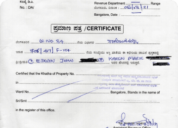 Karnataka Khata Transfer